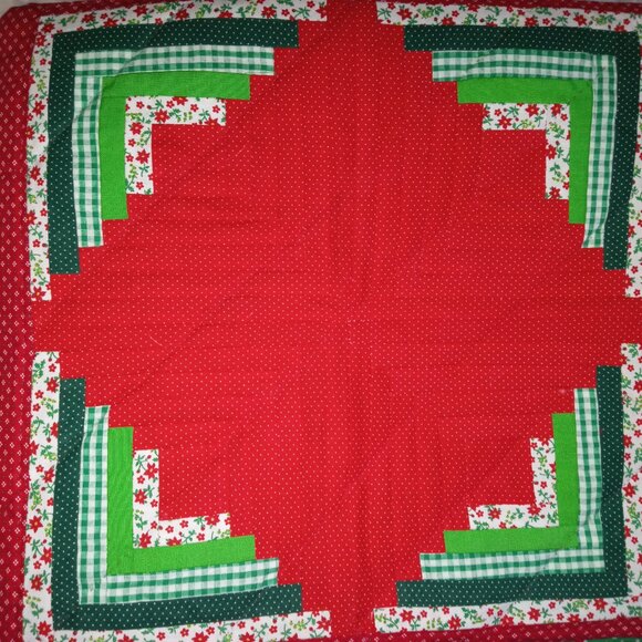 Handmade Holiday Christmas Quilt - Picture 3 of 8
